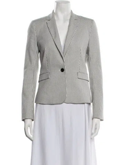 Pre-owned Reiss Patterned Blazer In Multicolor