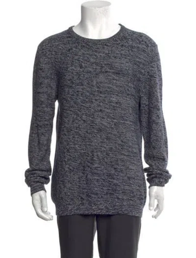 Pre-owned Reiss Patterned Crew Neck Pullover In Multicolor
