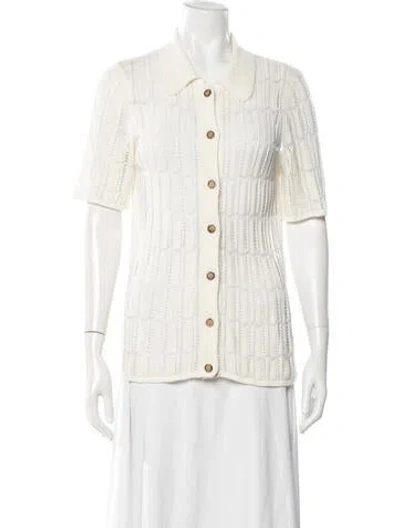 Pre-owned Reiss Patterned Sweater In Neutrals