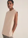 Reiss Peach | Les 100 Ciels Oversize Vest In Neutral