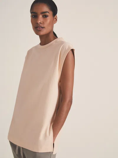 Reiss Peach | Les 100 Ciels Oversize Vest In Neutral