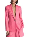 Reiss Pembury Single Breasted Blazer In Pink