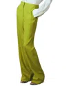 Reiss Penelope Slim Flare Trouser In Green