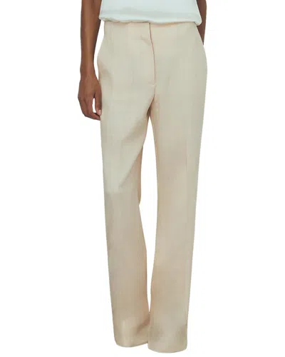 Reiss Penelope Slim Flare Trouser In Neutral