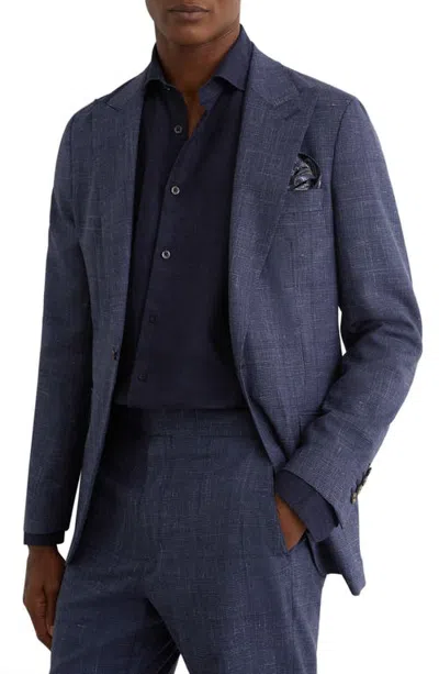 Reiss Penso Glen Plaid Sport Coat In Blue