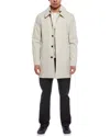 Reiss Perrie Overcoat In Neutral