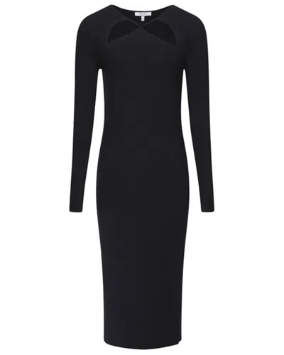 Reiss Perry Bodycon Knit Dress In Black