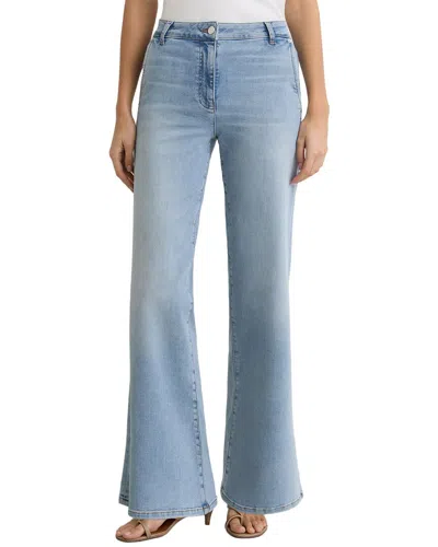 Reiss Petite Addie Wide Leg Jean In Brown