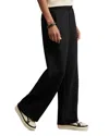 Reiss Petite Laney Wide Leg Jogger Pants In Black