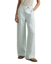 Reiss Petite Lori Wide Leg Pants In Blue