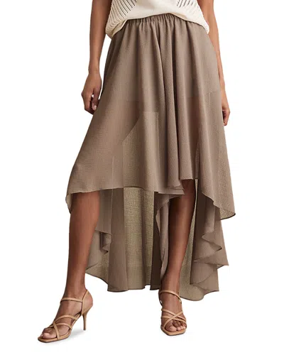 Reiss Petite Lucie Fluid Short In Brown