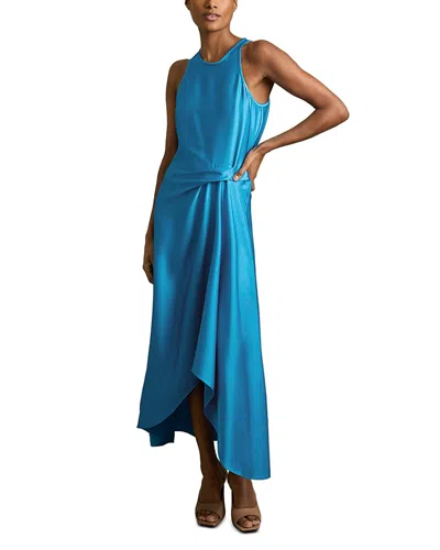 REISS PETITE MICAH DRAPE DRESS