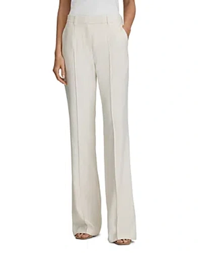 Reiss Millie - Cream Flared Suit Trousers, Uk 8 L