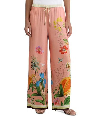 Reiss Petite Milos Wide Leg Pants In Pink