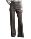 Reiss Petite Priya Flare Leg Trousers In Gray