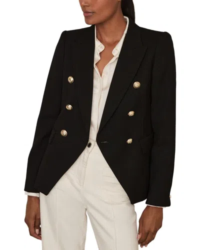 Reiss Petite Tally Jacket In Black