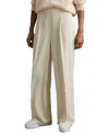 Reiss Petite Wide Leg Trousers In White