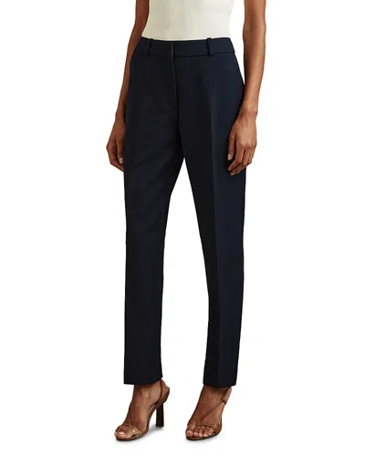 Reiss Navy Petite Slim Fit Suit Trousers