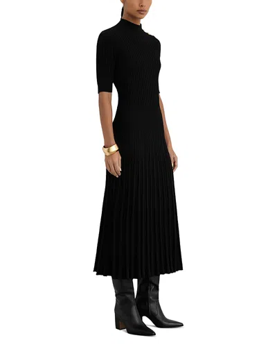 Reiss Petites Harriet Sweater Dress In Black