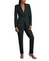 Reiss Green Petite Wool-blend Single-breasted Suit Blazer