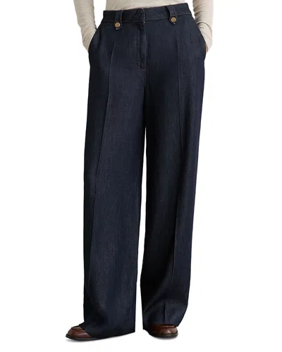 Reiss Petites Kaia Pants In Blue