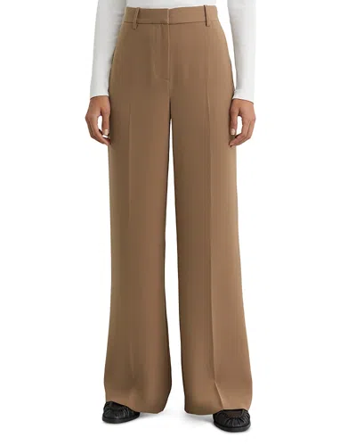 Reiss Petites Margeaux Pants In Brown