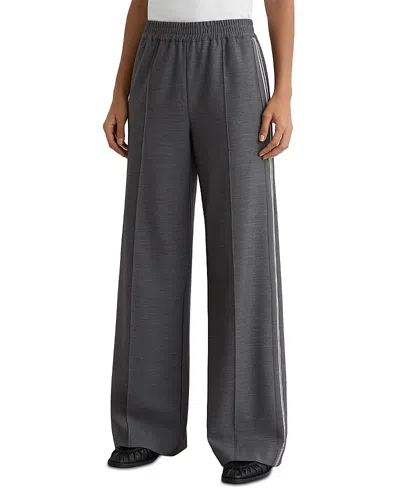 Reiss Petites Marlow Pull On Trousers In Gray