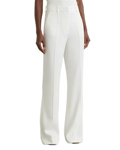 Reiss Petites Quinn Wide Leg Pants In White