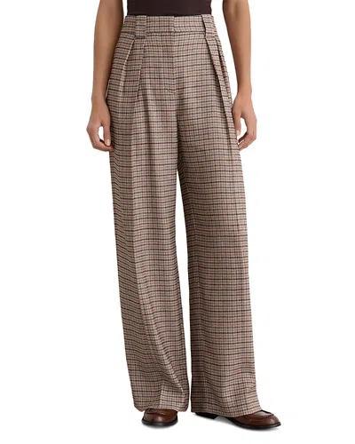 Reiss Petites River Trousers In Brown