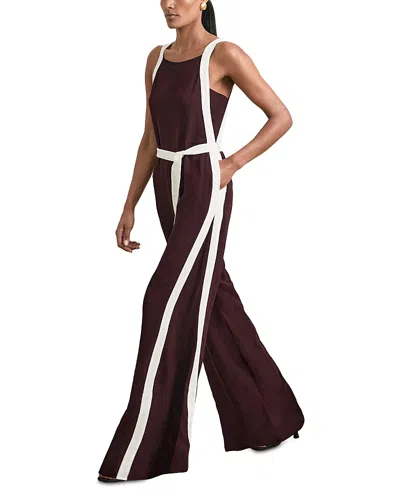 Reiss Petites Salma Color Block Jumpsuit In Multi