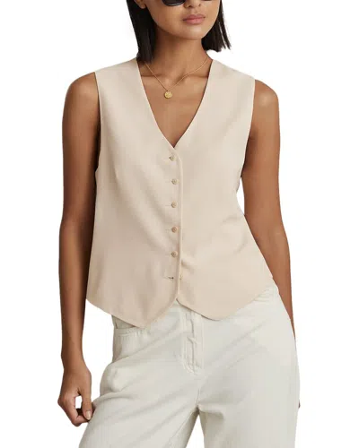 Reiss Petra Waistcoat In White