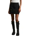 Reiss Peyton Quilted Mini Skirt In Black