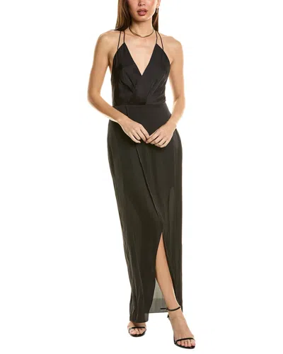 Reiss Pia Maxi Dress In Black
