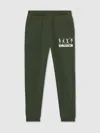 Reiss Pine Green 9-13 Yrs Varsity League Oversized Joggers Cotton-blend