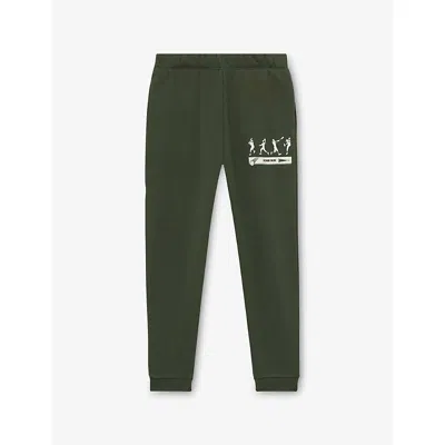 REISS ALTUVE LEAGUE OVERSIZED COTTON-BLEND JOGGING BOTTOMS 9-13