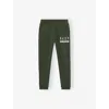 Reiss Pine Green Tanner Varsity League Cotton-blend Jogging Bottoms 3-9 In Pine Green