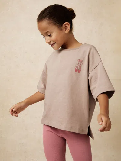 Reiss Kids'  Pink Alison Leggings In Gray