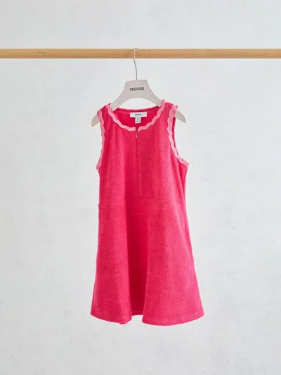 Reiss Kids'  Pink Sunny 9-13 Yrs Towelling Dress