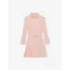 Reiss Kids' Pink Vinnie Roll-neck Knitted Dress 3