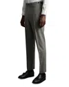 Reiss Pinstripe Modern Fit Suit Pants In Soft Grey