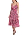Reiss Pippa Strappy Printed Midi Dress