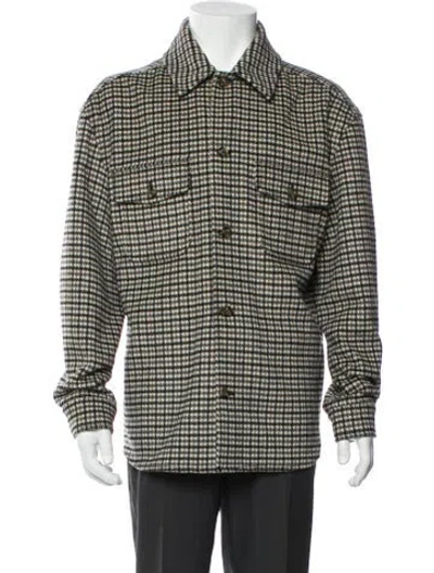 Pre-owned Reiss Plaid Print Jacket In Multi