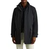 Reiss Player Water Resistant Coat In Blue