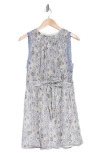 Reiss Pleated Tie Waist Dress