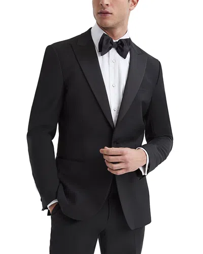 Reiss Poker Satin Modern Tuxedo Jacket In Pokerb Black