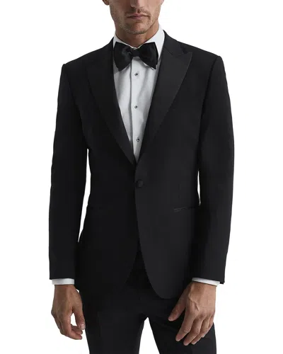 Reiss Poker Wool-blend Formal Jacket In Black