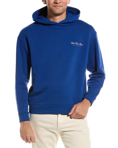 Reiss Pool Hoodie In Blue
