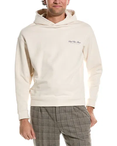 Reiss Pool Hoodie In White