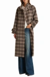 Reiss Poppie Coat In Brown