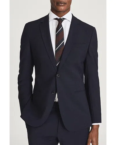 Reiss Pray Wool-blend Blazer In Blue